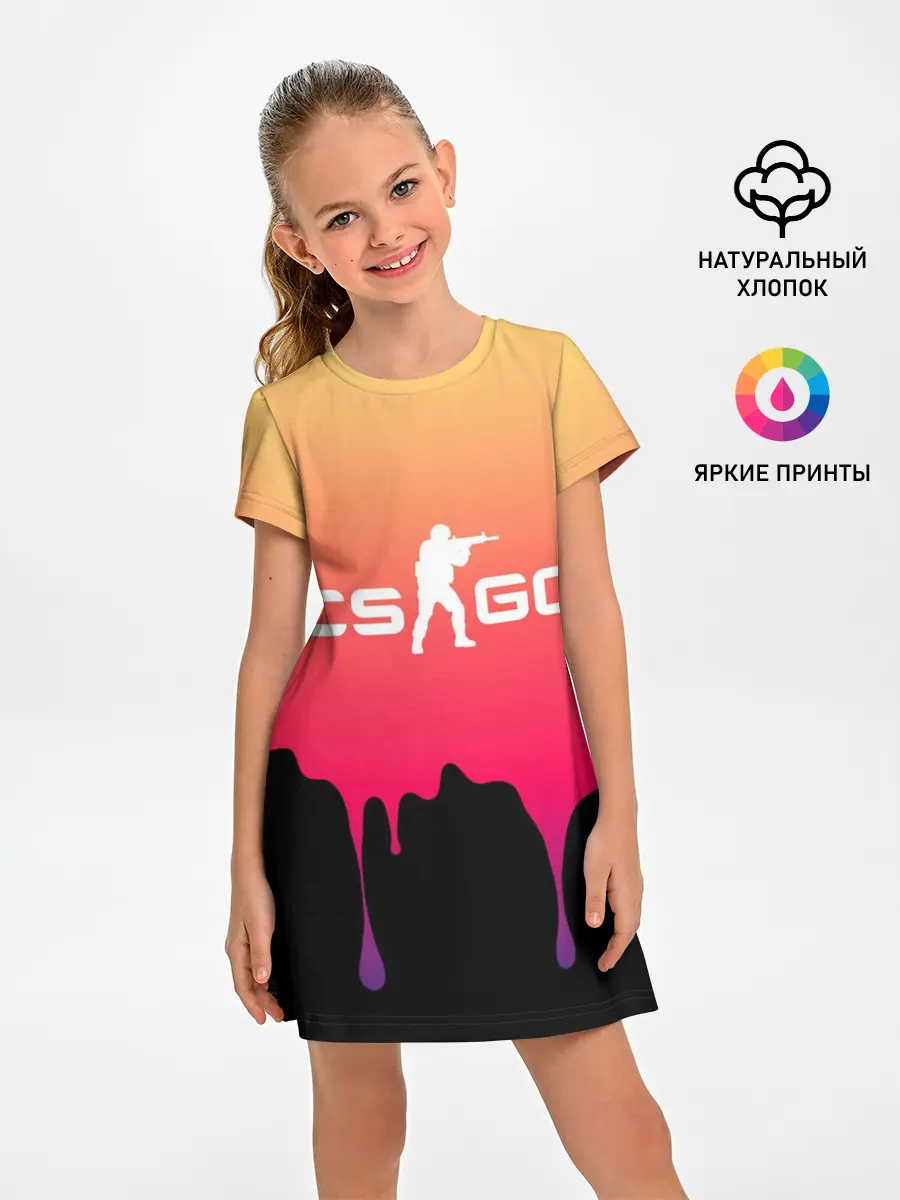 Детское платье / CS GO GRADIENT