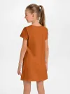 Детское платье / Радуга v6 - оранжевый