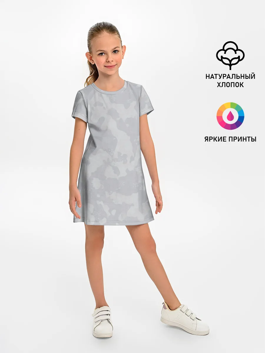 Детское платье / Светло-серая