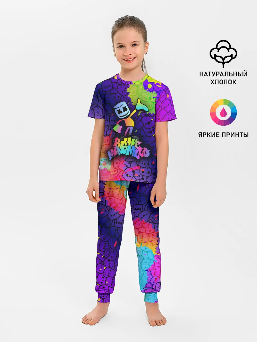 Детская пижама с брюками / Marshmello
