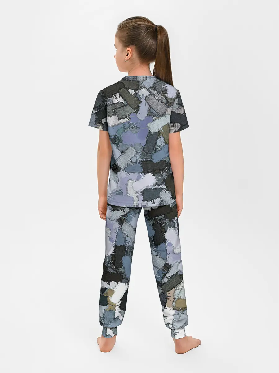Детская пижама с брюками / Patchwork
