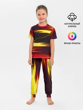 Детская пижама с брюками / Языки Пламени