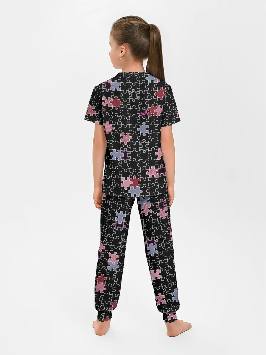 Детская пижама с брюками / Пазлы Винтажный стиль