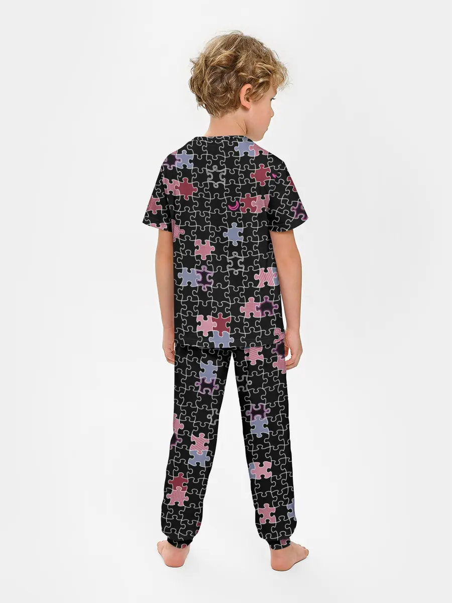 Детская пижама с брюками / Пазлы Винтажный стиль