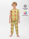 Детская пижама с брюками / самый осенний принт