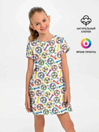 Детское платье / Английский Бульдог