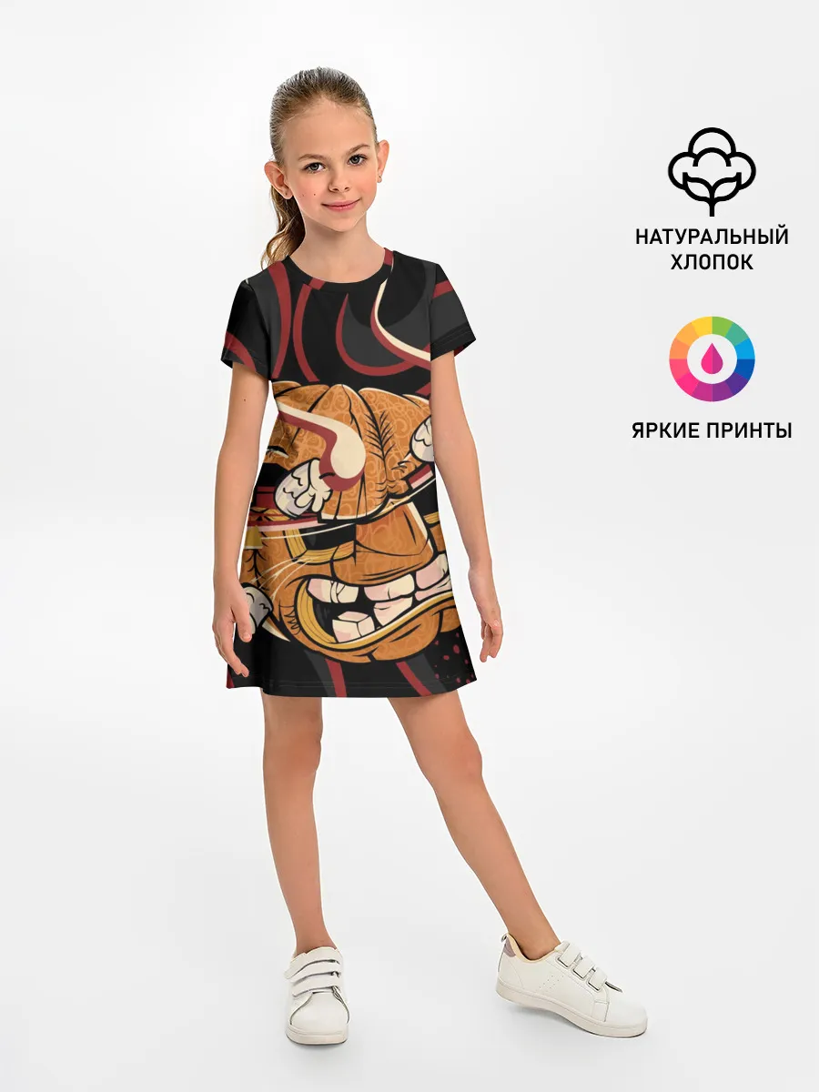 Детское платье / Хеллоуинская тыква-хання