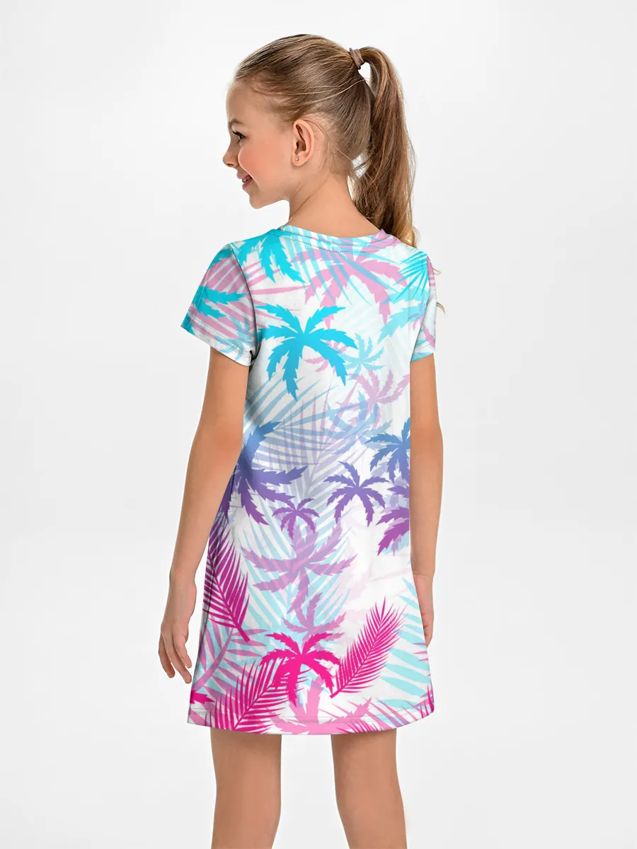 Детское платье / НЕОНОВЫЕ ПАЛЬМЫ