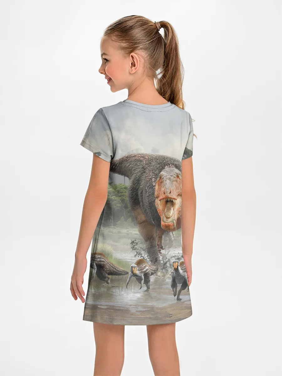 Детское платье / Т-Рекс | Динозавр | Dino