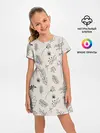 Детское платье / Цветы и листья