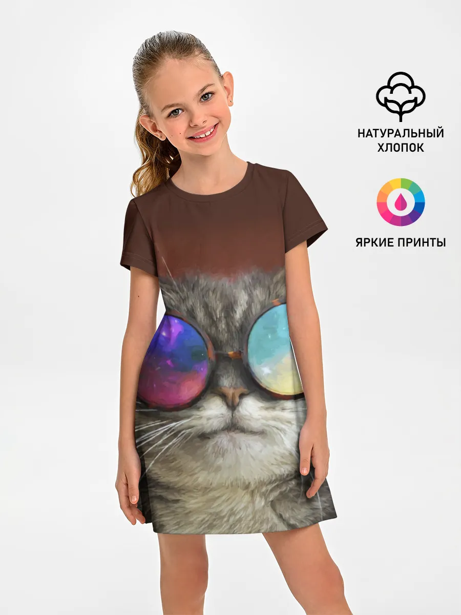 Детское платье / котейки