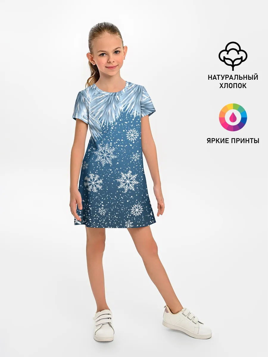 Детское платье / Снежное Настроенние