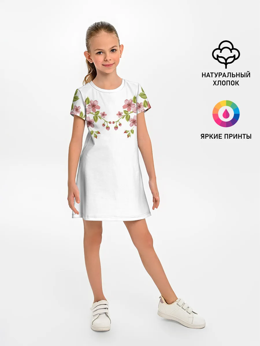 Детское платье / Цветы