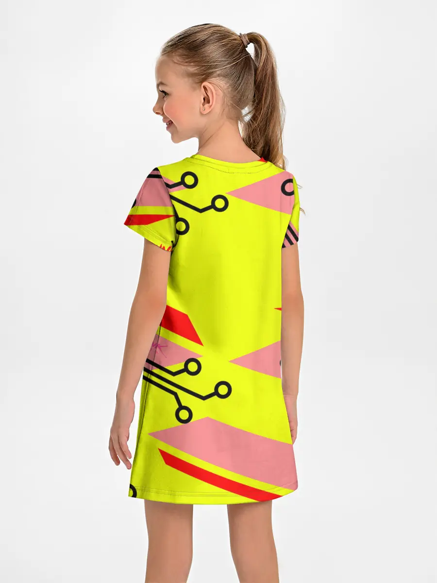 Детское платье / Cyberpunk 2077 Киберматрица.