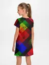 Детское платье / Яркий геометрический узор