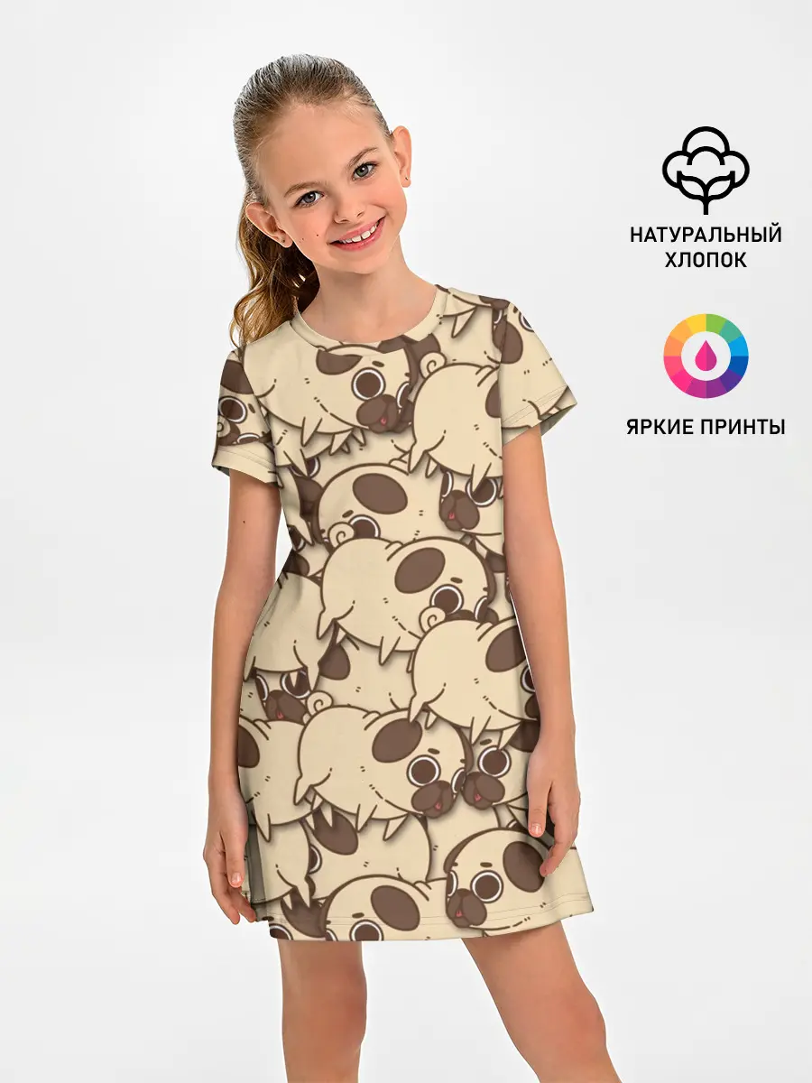 Детское платье / мопс