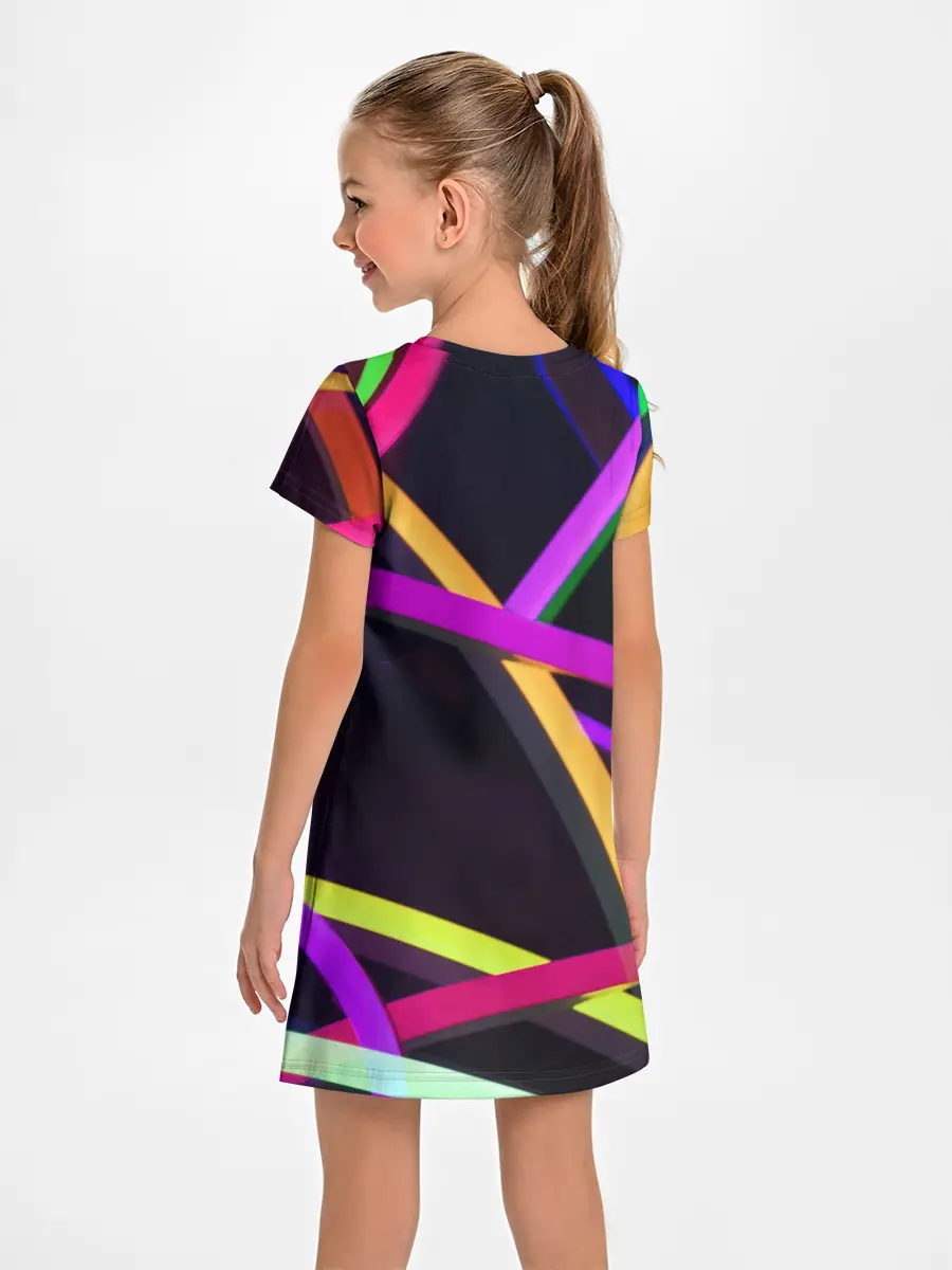 Детское платье / Светящиеся полосы