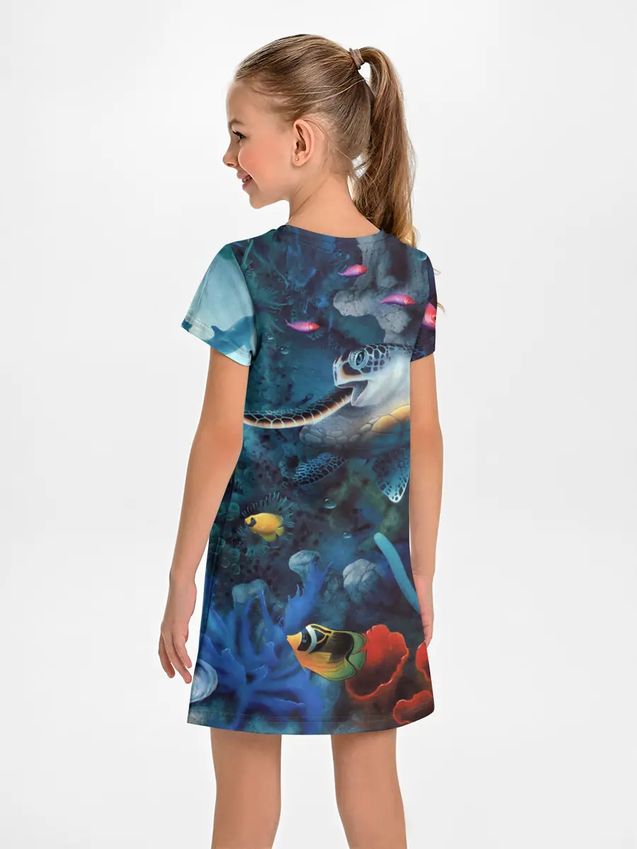 Детское платье / Морская черепаха