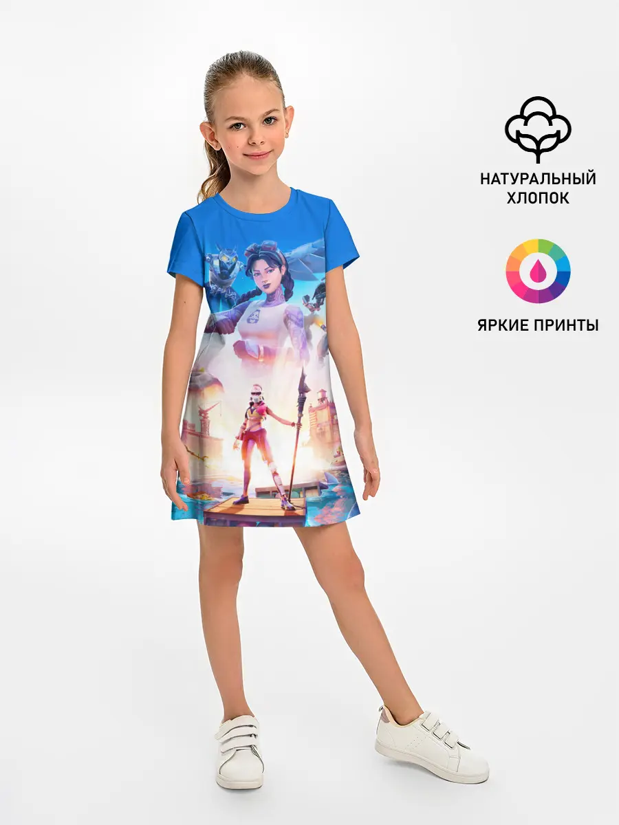 Детское платье / ФОРТНАЙТ 3 СЕЗОН