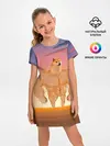 Детское платье / Мем собака качок DOGE