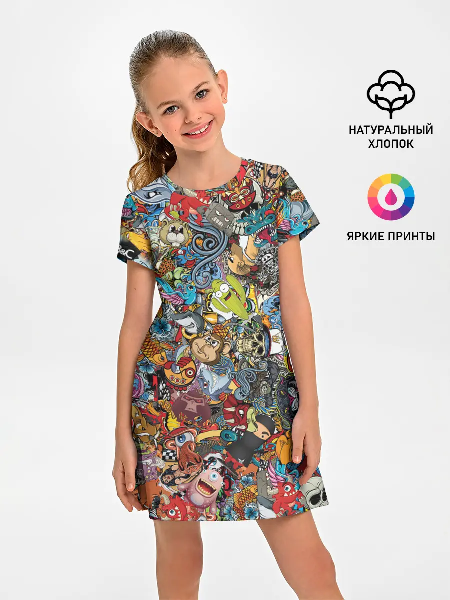 Детское платье / Стикеры