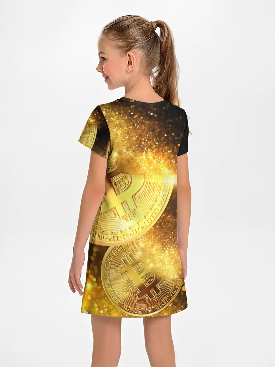 Детское платье / БИТКОИН ЗОЛОТО | BITCOIN GOLD