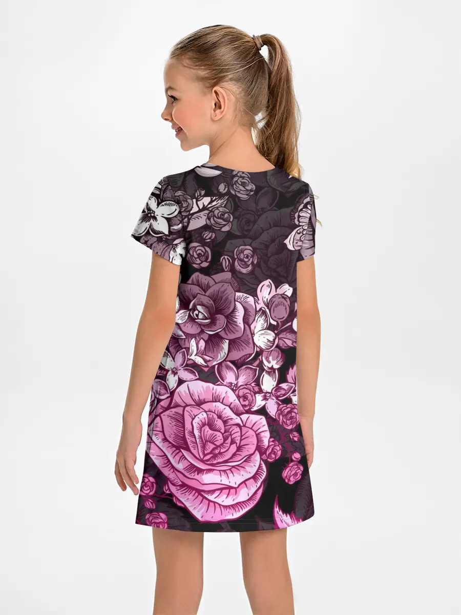 Детское платье / РОЗЫ | ROSES | БАБОЧКИ