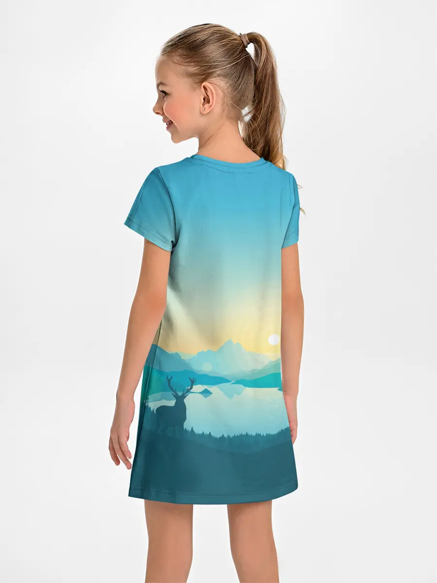 Детское платье / Векторная природа