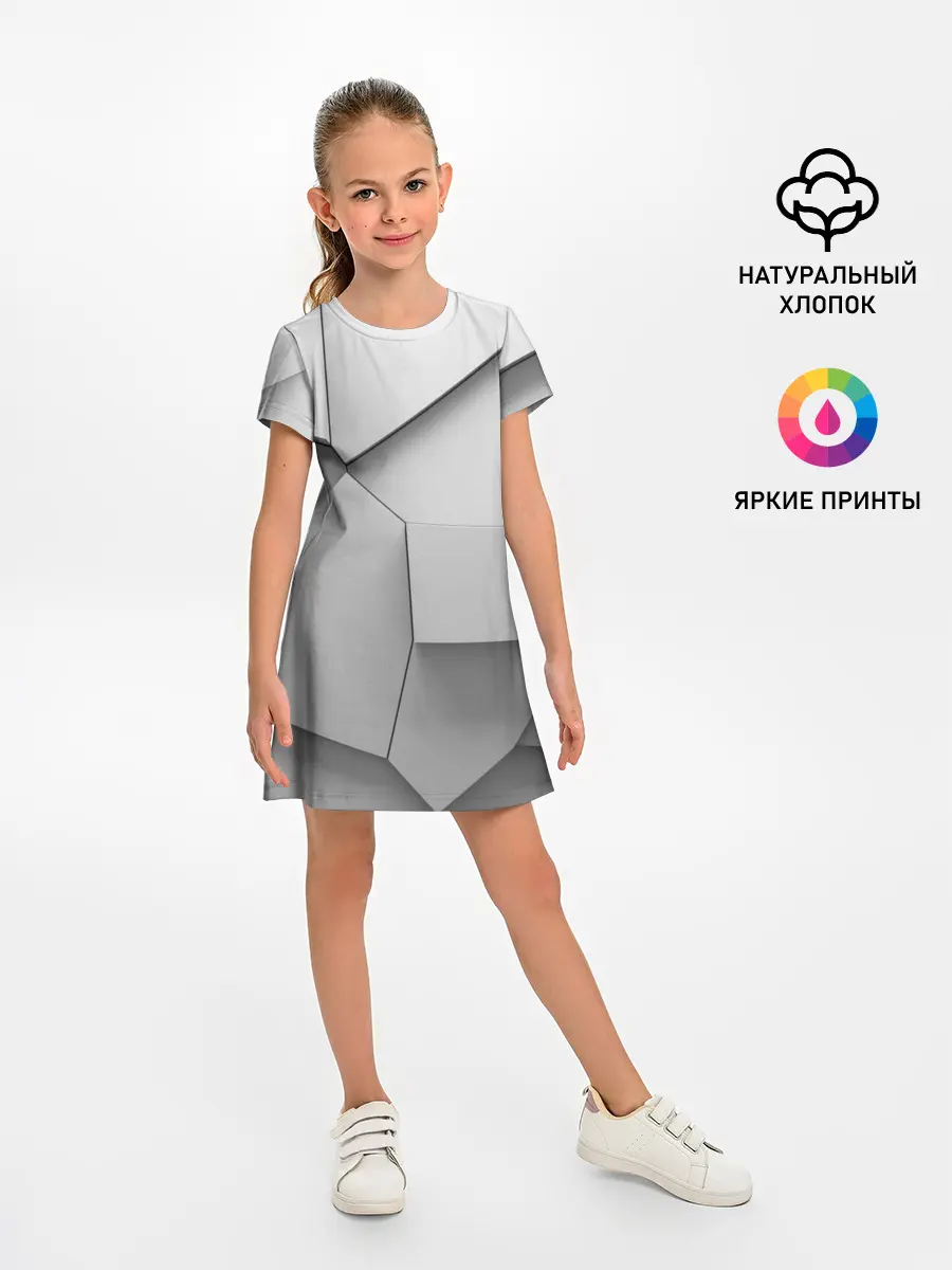 Детское платье / Осколки плитки