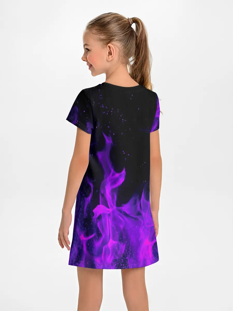 Детское платье / ФИОЛЕТОВЫЙ ОГОНЬ | PURPLE FIRE