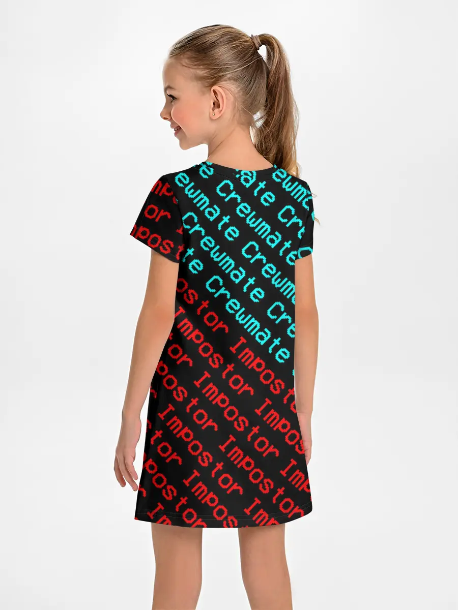 Детское платье / AMONG US - Crewmate/Impostor