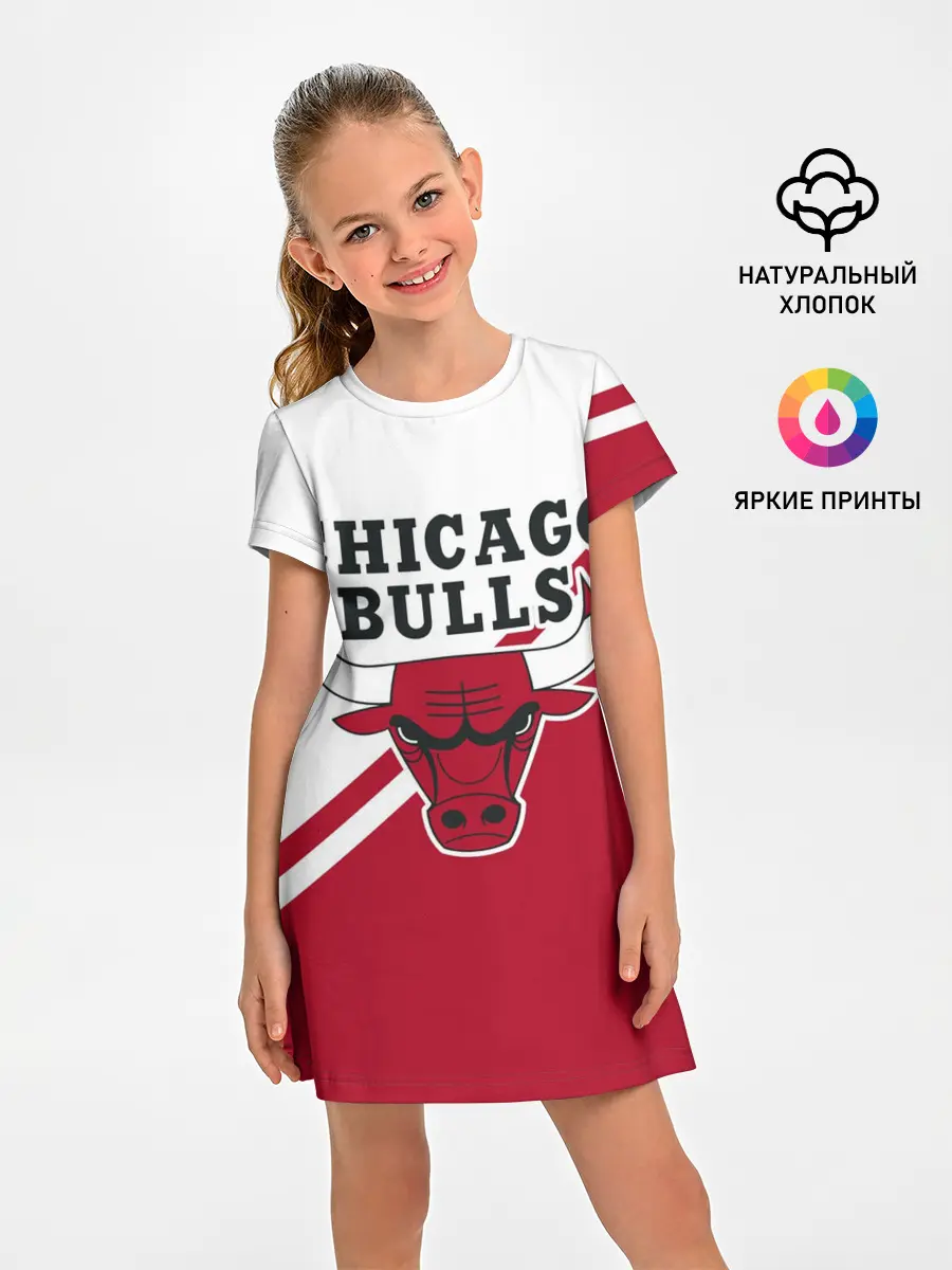 Детское платье / Chicago Bulls Red-White