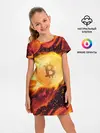 Детское платье / БИТКОИН ОГОНЬ