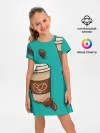 Детское платье / Я ЛЮБЛЮ КОФЕ | I LOVE COFFEE