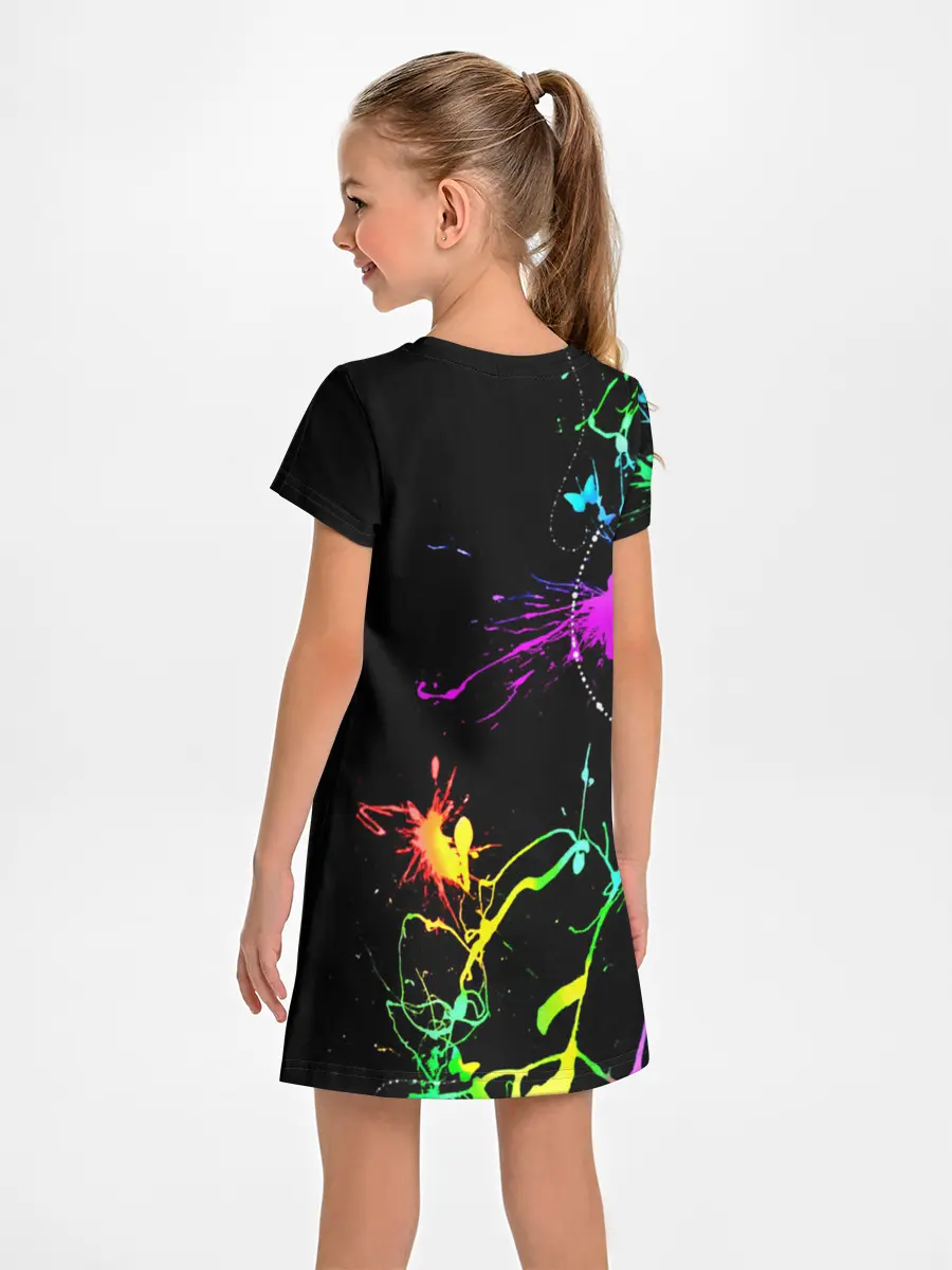 Детское платье / НЕОНОВЫЕ КРАСКИ