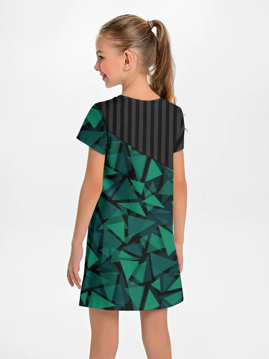 Детское платье / Геометрический узор