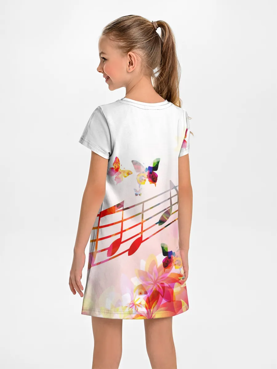 Детское платье / Ноты весна