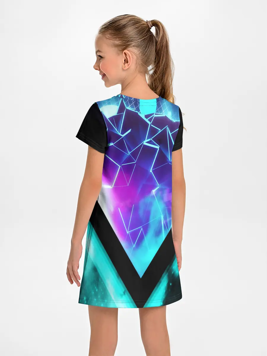 Детское платье / NEON GEOMETRY