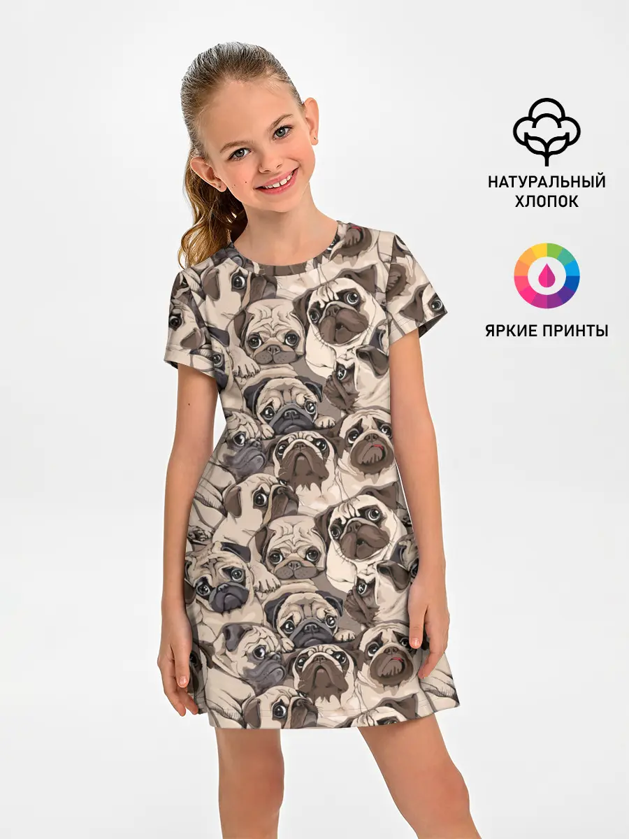 Детское платье / Мопсы