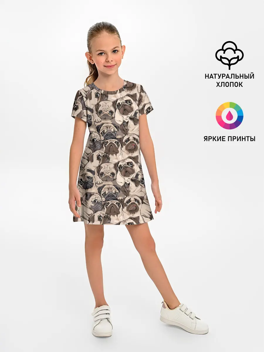 Детское платье / Мопсы