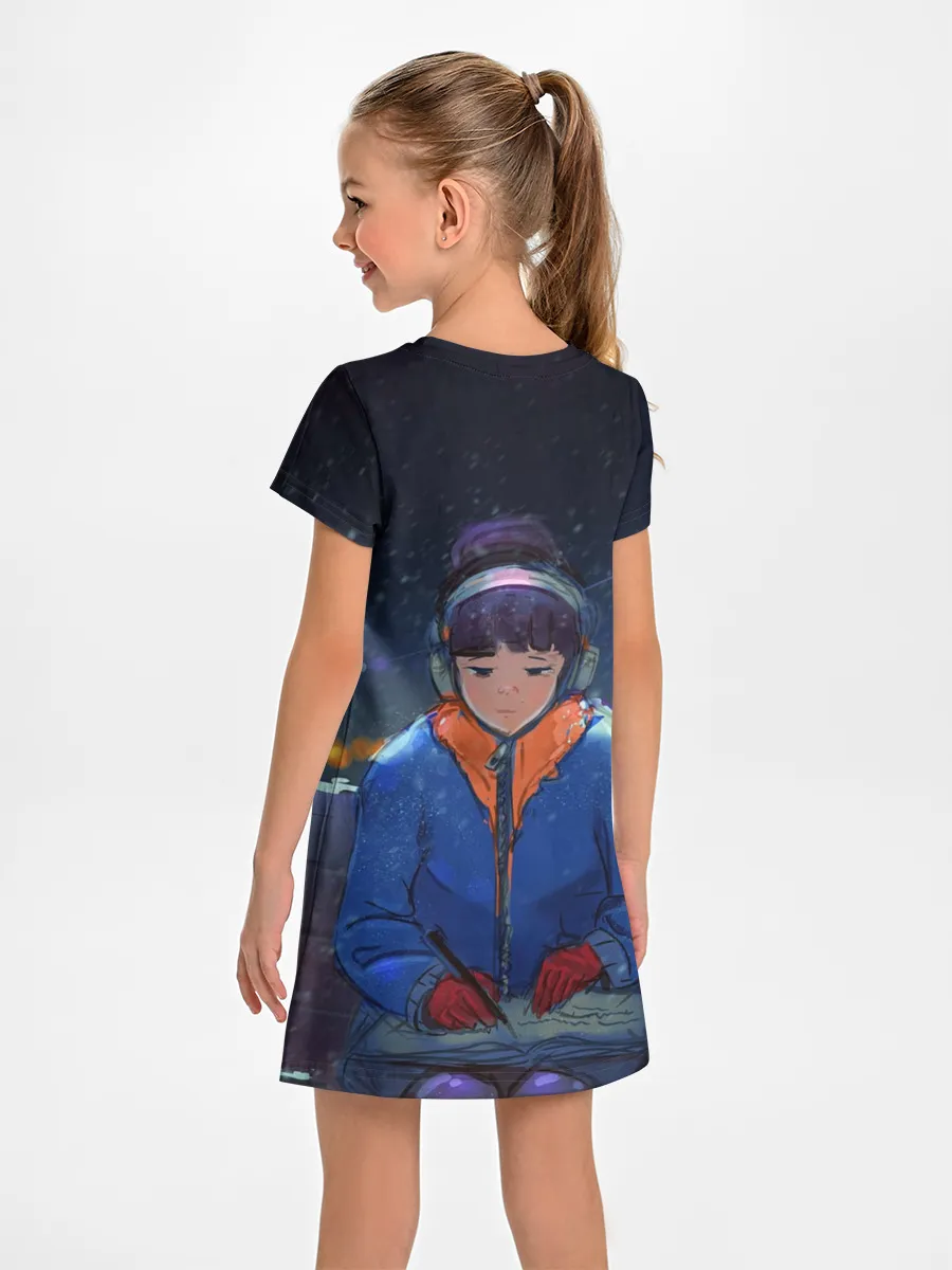 Детское платье / Зима