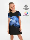 Детское платье / Синий тигр