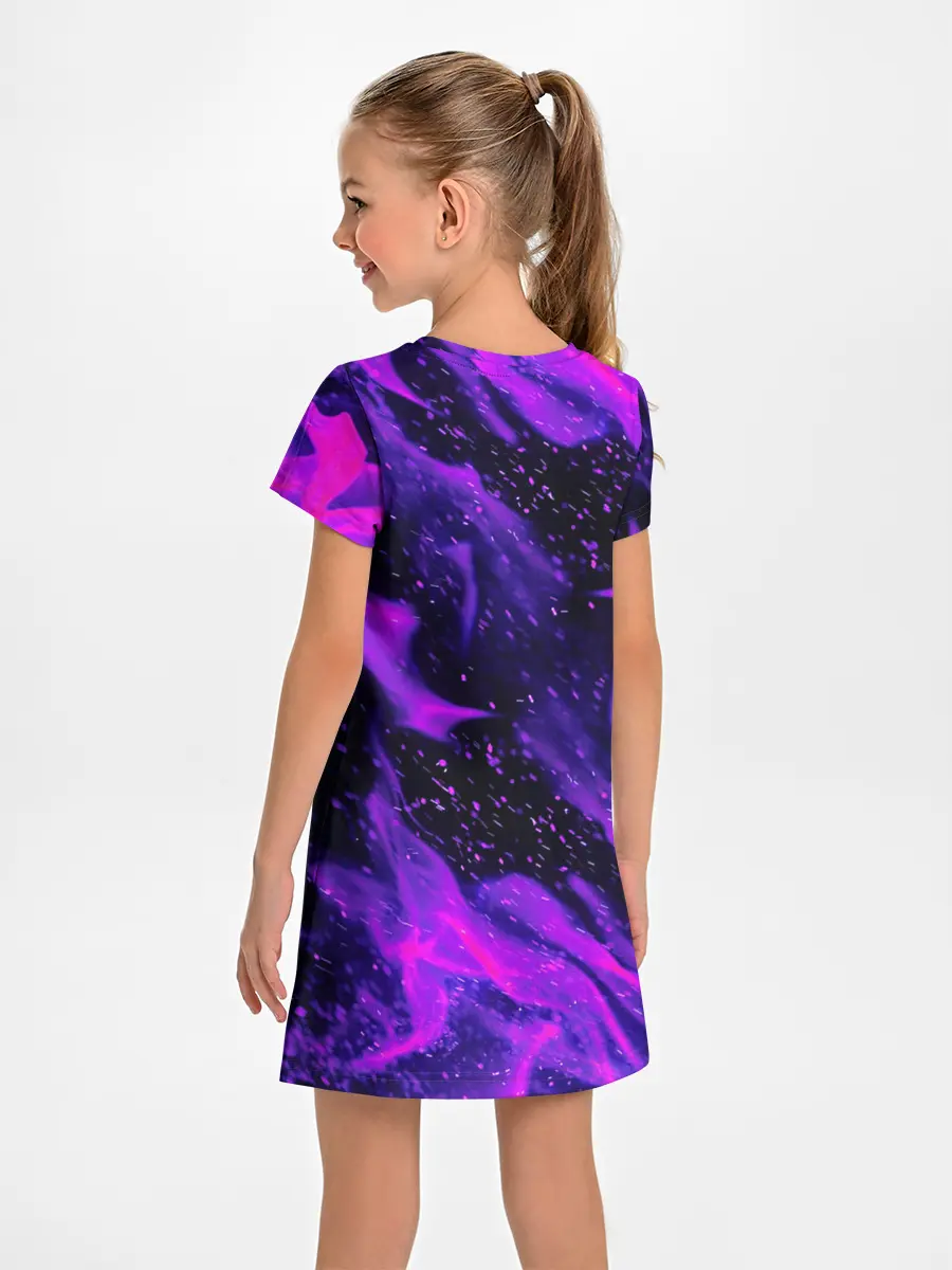 Детское платье / ФИОЛЕТОВЫЙ ОГОНЬ