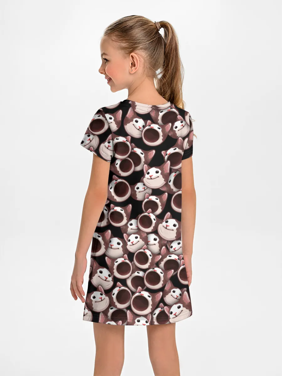 Детское платье / Popping cats