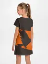 Детское платье / Karasuno оранжевая полоса