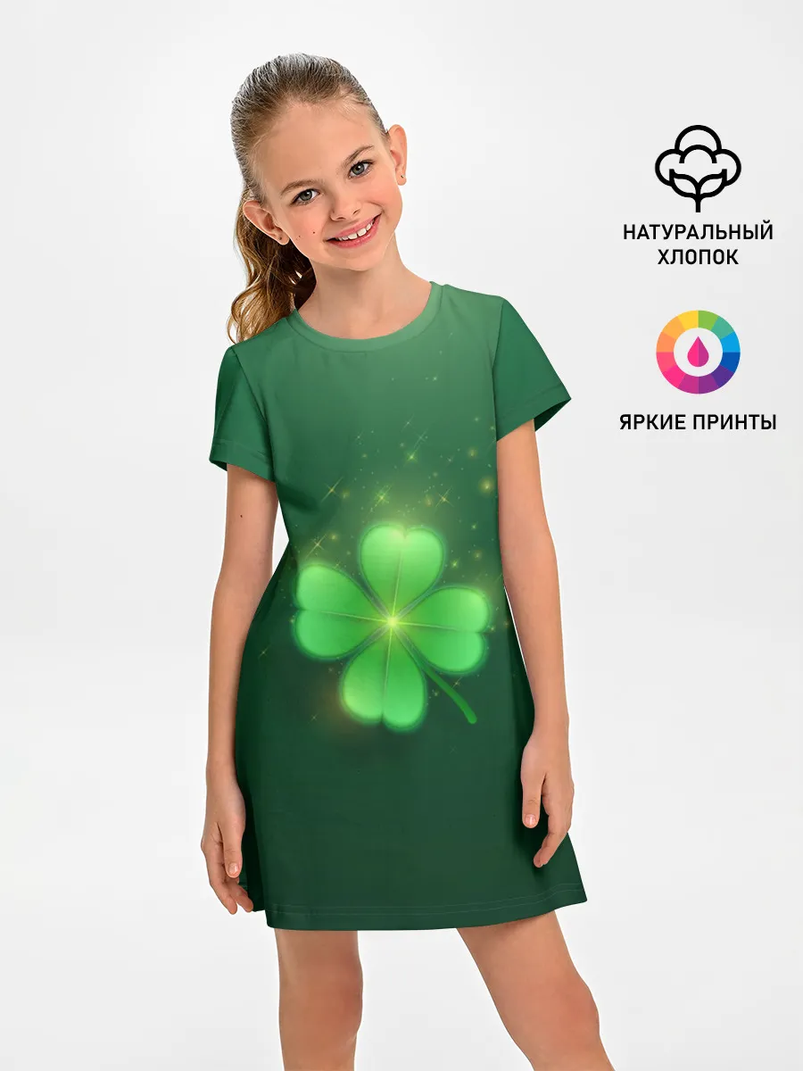 Детское платье / Клевер удачи