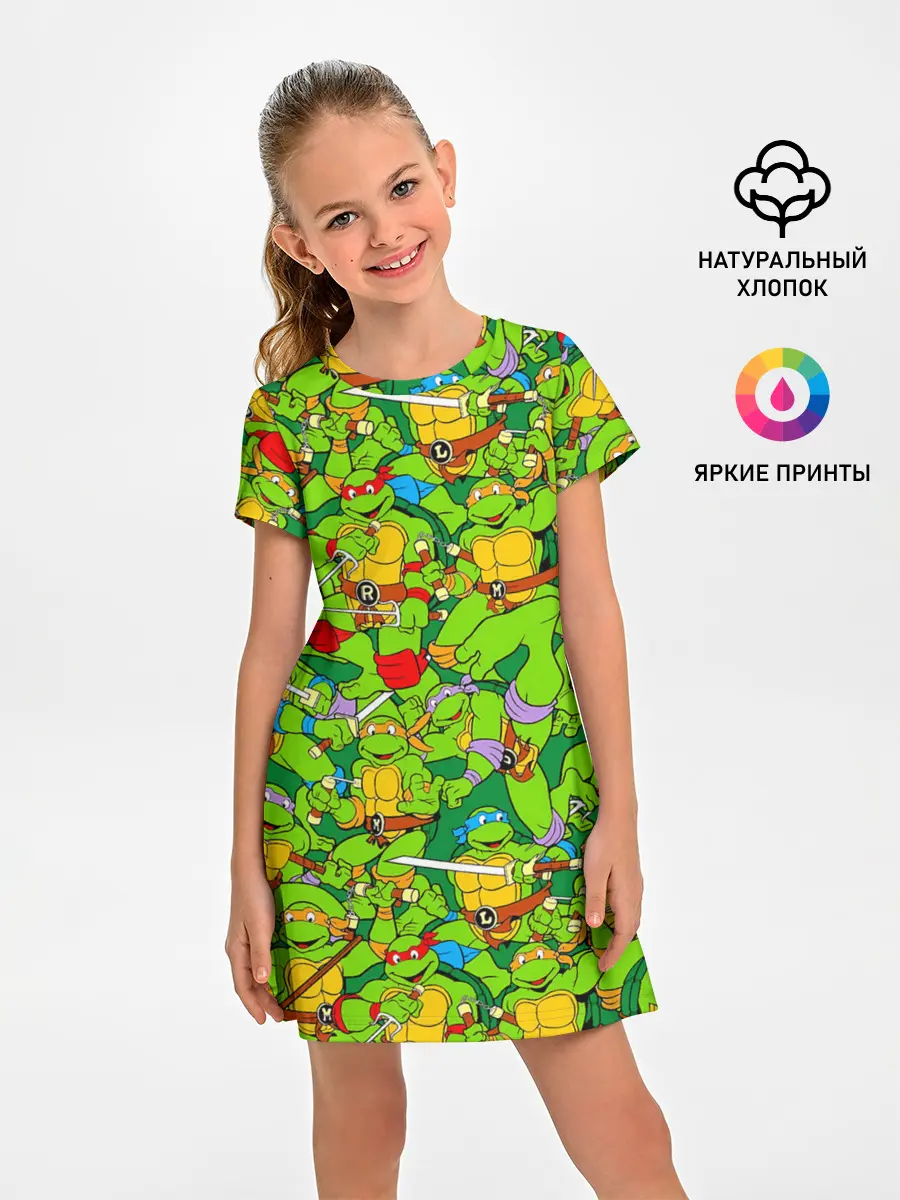 Детское платье / Черепашки - ниндзя