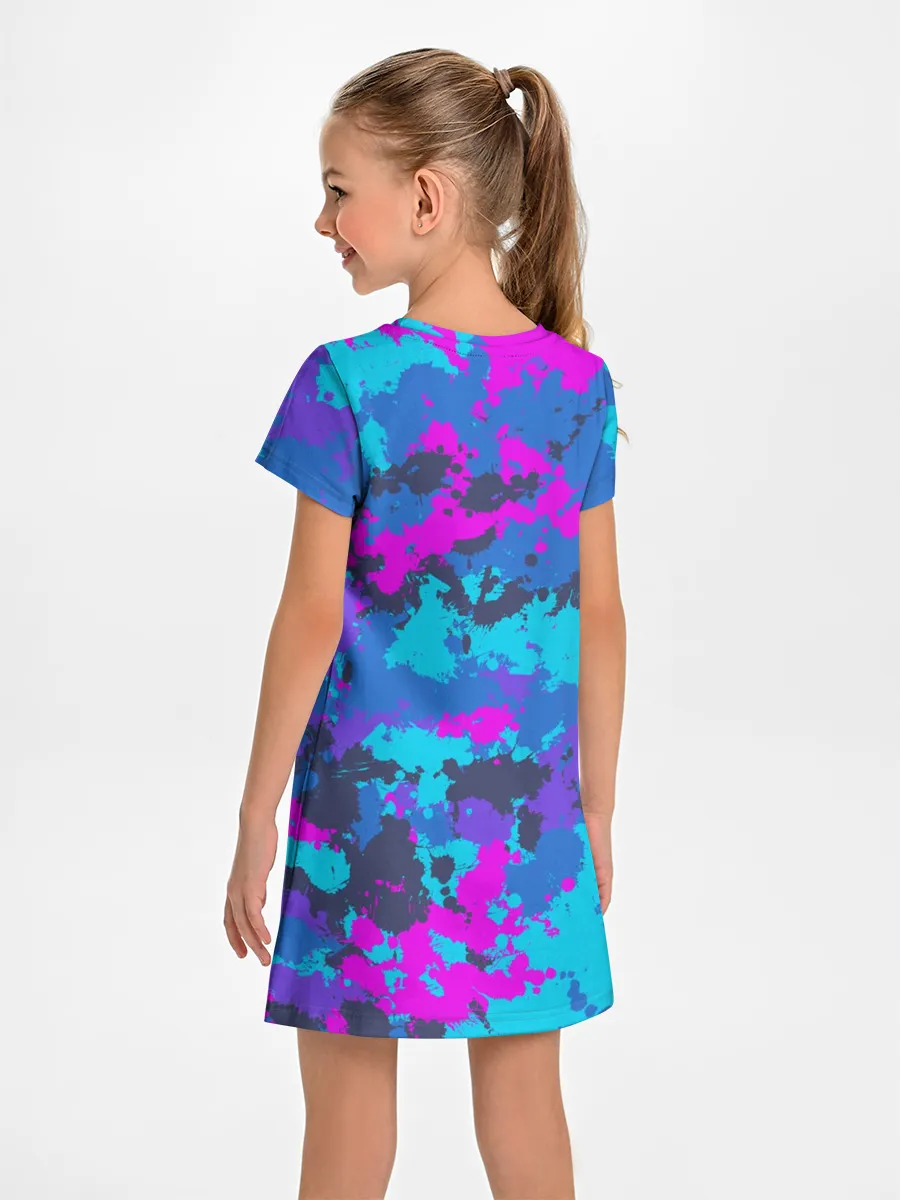 Детское платье / Неоновые краски