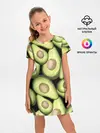 Детское платье / Avocado background