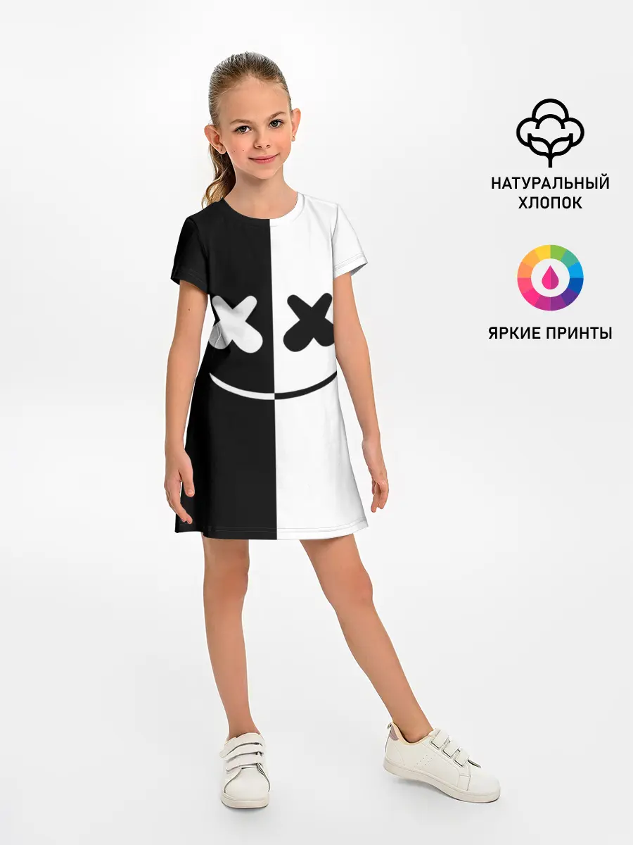 Детское платье / MARSHMELLO BLACK & WHITE